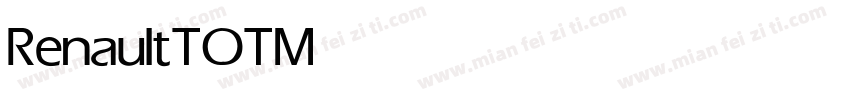 RenaultTOT Medium字体转换